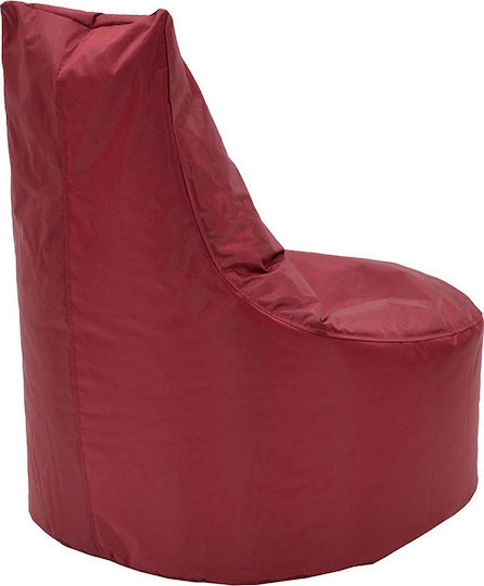 Waterproof Bean Bag Chair Poof Norm Pro Red 65x65x80cm