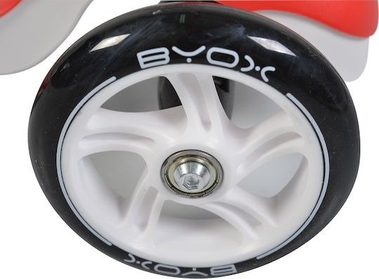 Byox Kids Scooter Epic 2 in 1 3-Wheel with Seat for 3+ Years Red
