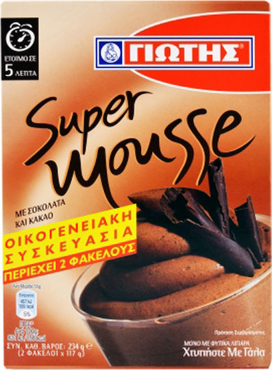 Giotis Amestec pentru Moose Super Mousse cu Aromă Ciocolată și cacao 234gr