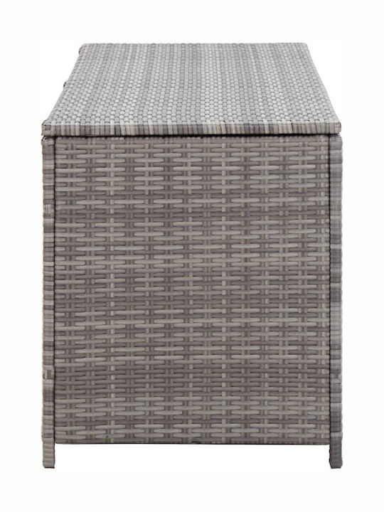 vidaXL Outdoor Storage Box 160lt Gray L150xW50xH60cm