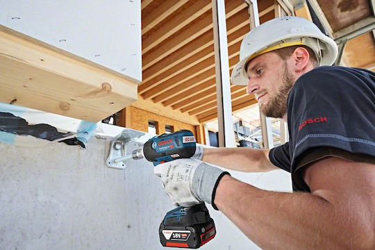 Bosch GDS 18V-300 Professional Μπουλονόκλειδο Μπαταρίας 18V 2x4Ah με Υποδοχή 1/2"