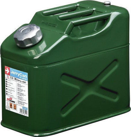 Sumex Recipient Metalic De Combustibil Dublu Cu Tub De Extensie 10lt Verde KANGR10