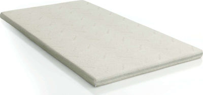 Dunlopillo Topper Semi-dublu Latex cu Fibre de Bambus & Husă Detașabilă 110x200x5buc