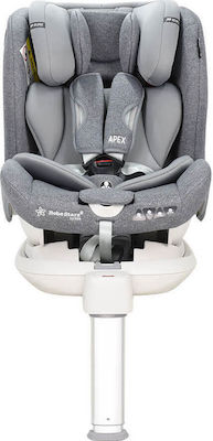 Bebe Stars Apex 360° Бебешко столче за кола 0-36 кг с Isofix Сив