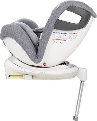 Bebe Stars Apex 360° Бебешко столче за кола 0-36 кг с Isofix Сив