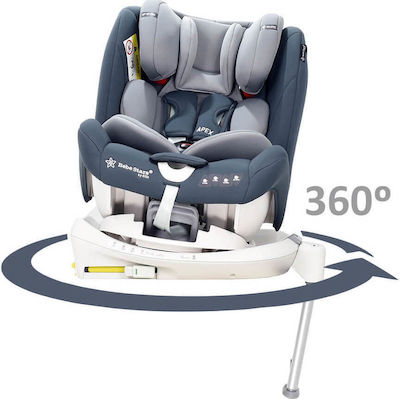 Bebe Stars Apex 360° Бебешко столче за кола 0-36 кг с Isofix Черно