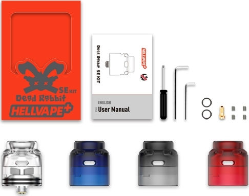 Hellvape Dead Rabbit SE Kit Verdampfer für Elektronische Zigaretten RDA 24mm Kit