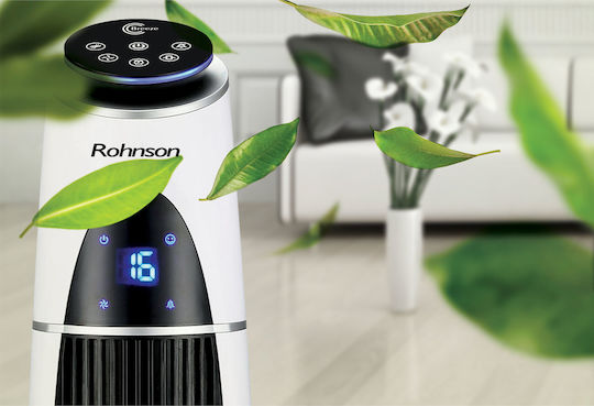 Rohnson Tower Fan 60W With Remote Control White