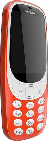Nokia 3310 (2017) Dual SIM (16MB) Telefon Mobil cu Butoane Roșu