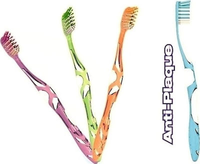 Elgydium Antiplaque Manual Toothbrush Medium Light Blue 1pcs