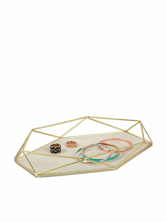 Umbra Prisma Метален Златен Диск За Бижутерии 28x18.4x3.8см
