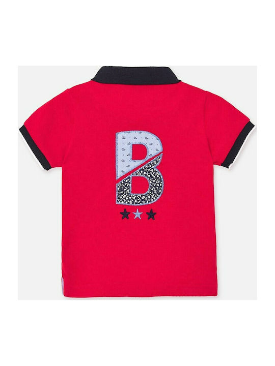 Mayoral Kids Polo Short Sleeve Red