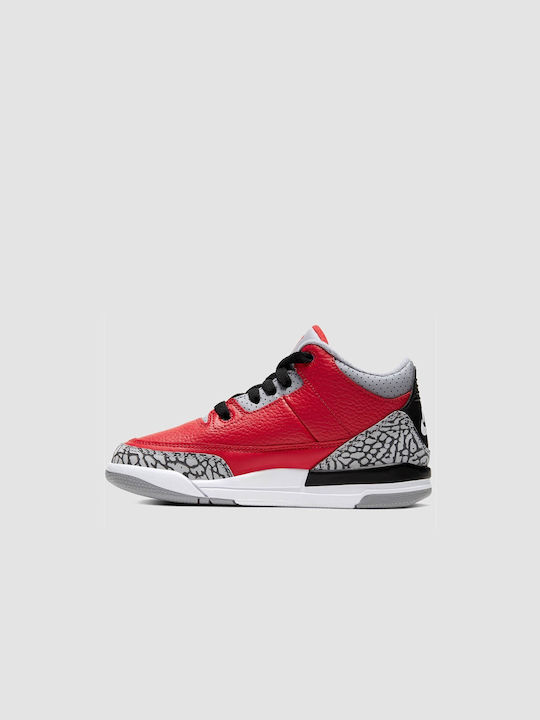 Air  1 3 Retro Kinder Sneaker Hoch Rote