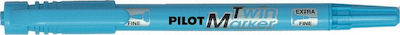 Pilot Twin Marker Design Marker 2mm Light Blue