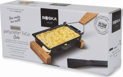 Boska Holland Partyclette ToGo Oslo Antihaft Backblech mit Rostfreier Stahl Wohnung Oberfläche 19.5x9x5cm