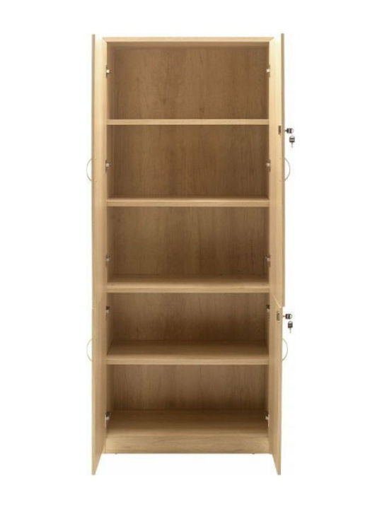 Kleiderschrank Büro Amazon mit Schloss Sonoma 80x40x200cm