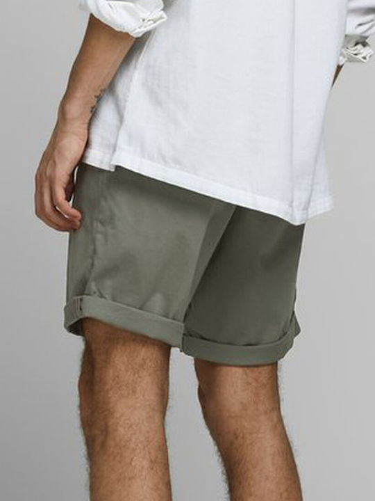 Jack & Jones Pantaloni Scurți Bărbați Chino TCX Khaki