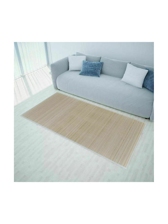 vidaXL Teppich Rechteckig Sommer Beige