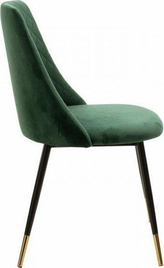 Giselle Столички Трапезария плюшени Dark Green-Black 1бр 51x52x82бр