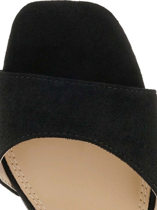 Suede Πέδιλα Μαύρα