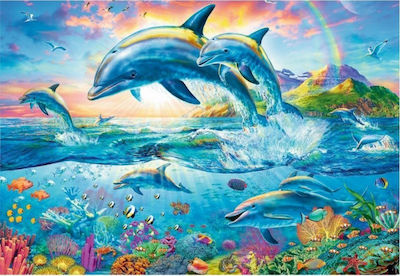 Dolphin Family Puzzle 2D 1500 Bucăți