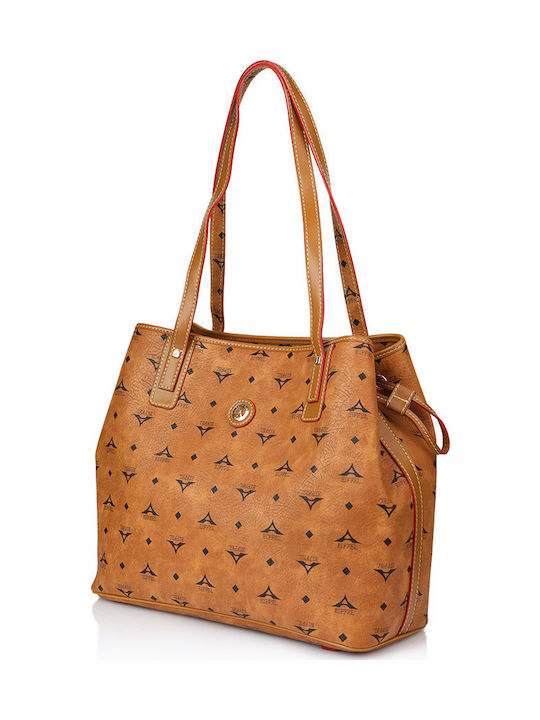 Women's Bag Shopper Shoulder Tabac Brown