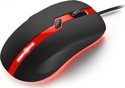Sharkoon Shark Force Pro Gaming Ποντίκι Red