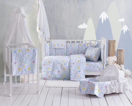 Rythmos Glow Baby Bettlaken Für Wiege Baumwolle 80x110cm