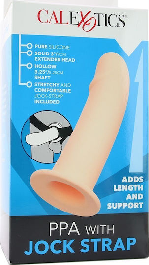 Calexotics PPA with jock strap Harness με Dildo 17cm στο χρώμα του δέρματος
