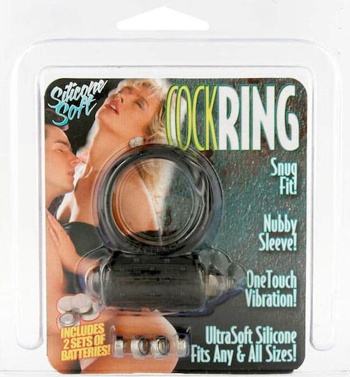 Seven Creations Ultra Soft Cock Ring Smoke