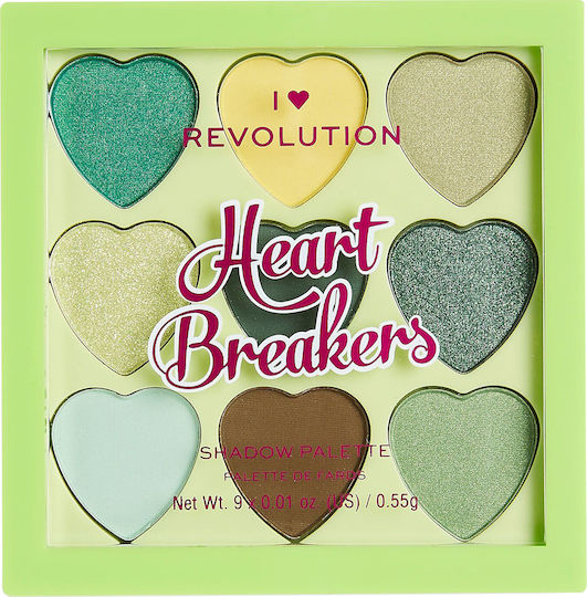 Revolution Beauty Heartbreakers Eye Shadow Palette in Solid Form Lucky 5gr