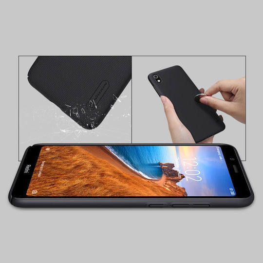 Nillkin Super Frosted Back Cover Synthetic Leather Black (Redmi 7A)