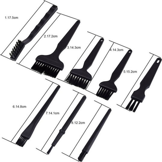 Best Antistatic Brushes BST-ESD Cleaning Tool for Phone Repair 8pcs BST-ESD
