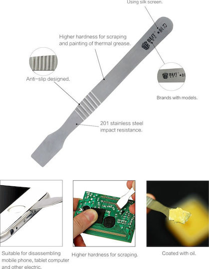 Best Monó Scraper / Pry Tool Metalic Instrumentul de dezasamblare pentru Service-ul de Telefonie Mobilă 4buc BST-PRY