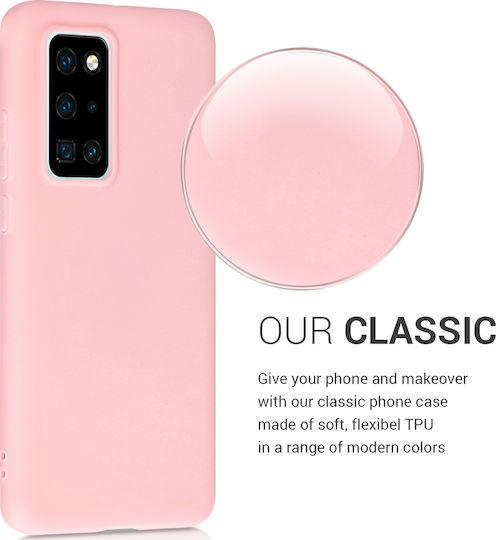 KWmobile Back Cover Σιλικόνης Ροζ Χρυσό (Huawei P40 Pro)