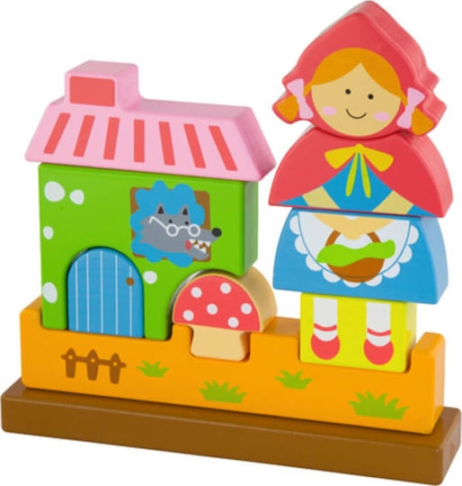 Viga Toys Μαγνητικό Παιχνίδι Κατασκευών 3D Κοκκινοσκουφίτσα για Παιδιά 4+ Ετών