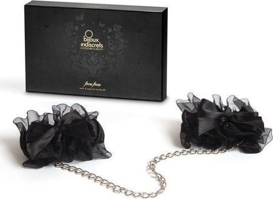 Bijoux Indiscrets Organza Handcuffs Χειροπέδες σε Μαύρο Χρώμα