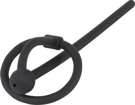 You2Toys Penis Plug Piss Play with Glans Ring Spreizer in Silber Farbe