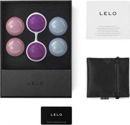 Lelo Beads Plus Κολπικές Μπάλες με Δόνηση Μωβ
