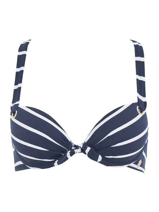 Picot Bikini Σουτιέν Μπλε