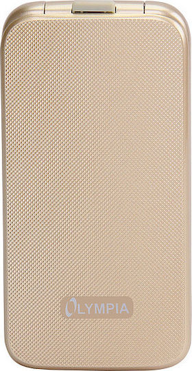 Olympia Luna Dual-SIM Handy mit Tasten (Englisches Menü) Gold