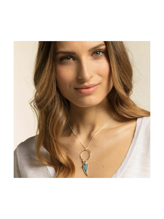 Thomas Sabo Triangle Turquoise Charm aus Silber