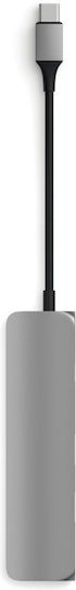 Satechi USB-C Docking Station with HDMI 4K PD Gray (ST-CMAM)