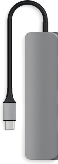 Satechi USB-C Docking Station with HDMI 4K PD Gray (ST-CMAM)
