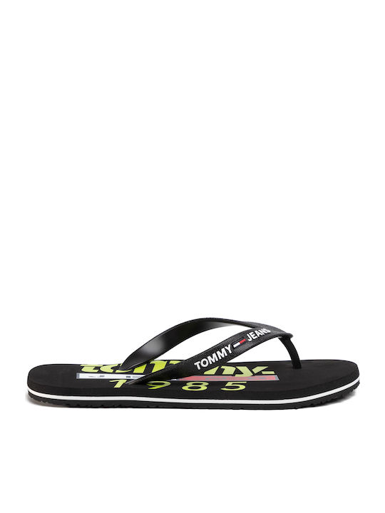 Tommy Hilfiger Flip Flops σε Μαύρο Χρώμα