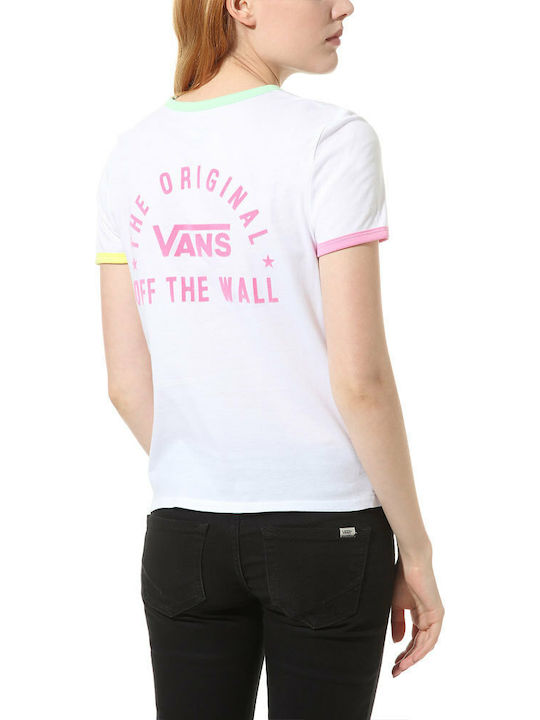 Vans Rally Bell Γυναικείο T-shirt Λευκό