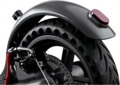 Rebel Fast Wheels Pro ZAB0030 Ηλεκτρικό Πατίνι με 30km/h Max Ταχύτητα και 25km Αυτονομία σε Μαύρο Χρώμα