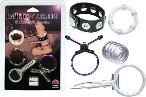 You2Toys Emilio Armori Set Inele Cock De piele