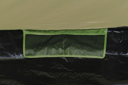 Hupa Mercury Camping Tent Igloo Green with Double Cloth 4 Seasons for 4 People 340x250x170cm