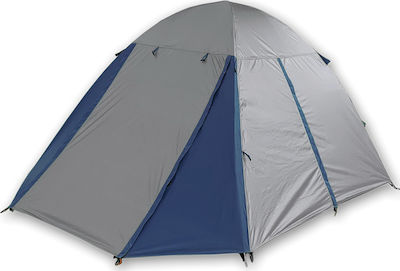 Camping Plus by Terra Celeste Σκηνή Camping Igloo Μπλε με Διπλό Πανί 4 Εποχών για 4 Άτομα 290x250x165εκ.